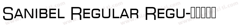 Sanibel Regular Regu字体转换